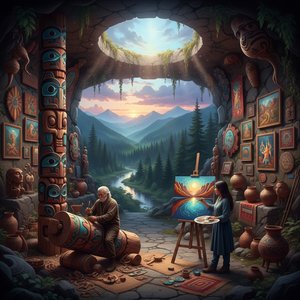 Vibrant Legacies: The Art of Preserving Indigenous Heritage Through Fine Art Mastery