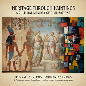 Heritage Through Paintings: A Cultural Memory of Civilizations – From Ancient Murals to Modern Expressions