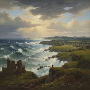 Clarkson Frederick Stanfield: Navigating Romantic Visions of Sea, Land & British Imagination