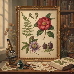 The Timeless Elegance of Victorian Botanical Painting: A Journey Through Nature's Intricate Detail and Scientific Artistry