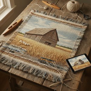 The New Era of Bespoke Decor: Transforming Personal Memories into Handcrafted Textile Art via AI-Driven Texture Mastery