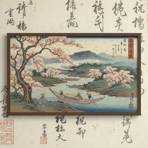 Ephemeral Landscapes: Hiroshige's Poetics of Transient Beauty in Edo Japan