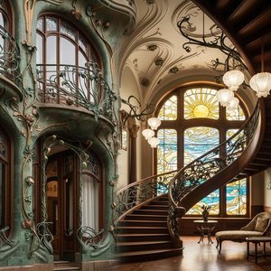 Art Nouveau: The Elegant Fusion of Nature and Design – A Journey Through Organic Sophistication