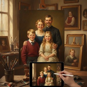 Mus3ums.com F.A.Q.: Transform Photos into Museum-Quality Custom Family Oil Portraits