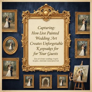 Capturing Forever: How Live-Painted Wedding Art Creates Unforgettable Keepsakes for Your Guests