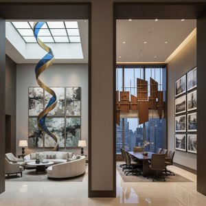 L'Art sur Mesure : Sublimer vos Espaces de Luxe et Projets Corporate par l'Excellence de la Peinture à l'Huile