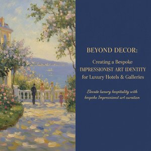 Beyond Decor: Creating a Bespoke Impressionist Art Identity for Luxury Hotels & Galleries