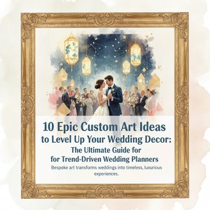 10 Epic Custom Art Ideas to Level Up Your Wedding Decor: The Ultimate Guide for Trend-Driven Wedding Planners