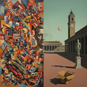 Carlo Carrà: Futurist Visions & Metaphysical Transformations in Early 20th-Century Italian Painting
