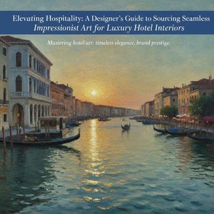 Elevating Hospitality: A Designer's Guide to Sourcing Seamless Impressionist Art for Luxury Hotel Interiors