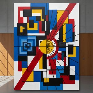 Neo-Abstract Art: Redefining Modern Expression Through Bold Compositions and Geometric Sophistication