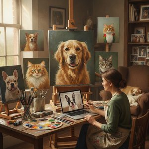 Mus3ums.com F.A.Q.: Bespoke Hand-Painted Pet Portraits from Photos – The Ultimate Guide to Custom Fine Art Commissions