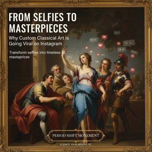 From Renaissance Memes to Viral Portraits: The Rise of Customized Classical Paintings in the Age of Instagram