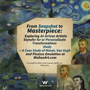 Från Ögonblicksbild till Mästverk: AI-driven Konstnärlig Stilöverföring – Monet, Van Gogh & Picasso som Inspirationskällor