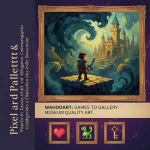 Pixels et Palettes : Étude de cas sur la traduction du style artistique et l'engagement des fans dans une collaboration Mus3ums avec un développeur indépendant de jeux vidéo