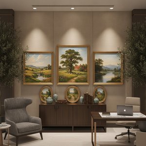 Tranquil Countryside Paintings: A Professional Procurement Guide to Landscape Decor for Hotels and Corporate Offices