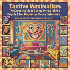 Tactile Maximalism: The Expert Guide to Styling Bold Pop Art for Dopamine Decor Interiors