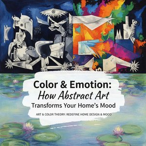 The Chromatic Soul: How Abstract Art Mastery Curates Emotional Resonance in Interior Design