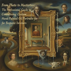 From Photo to Masterpiece: The Professional Guide to Commissioning Custom Hand-Painted Oil Portraits for Bespoke Interiors