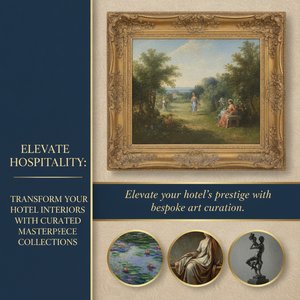 Elevate Hotel Luxury: The Designer's Guide to Curated Art Gallery Wall Packages