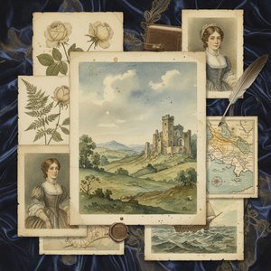 Ephemeral Echoes: Exploring the Aesthetic & Historical Significance of Vintage Watercolor Painting