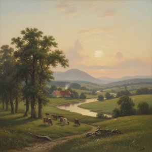 Peder Mørk Mønsted: Capturing the Danish Golden Age Landscape – A Study in Atmospheric Realism