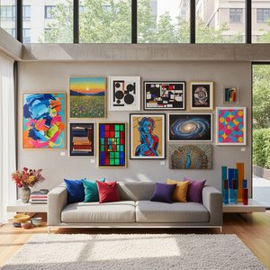 Chromatic Masterpieces: 10 Artworks That Define Color & Inspire Your Home Decor