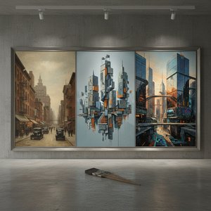 Concrete Visions: Exploring the Urban Landscape in Painting – From Realism to Contemporary Art