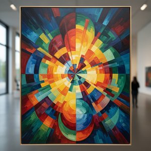 Orphism: A Symphony of Color and Form – Exploring the Abstract Roots of Modern Art