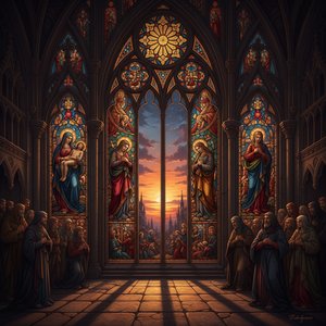 The Radiant Dusk of Medieval Vision: Exploring Late Gothic Art's Synthesis of Faith, Form & Emotionality (c. 1300-1500)
