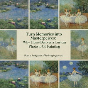 Turn Memories into Masterpieces: Why Your Home Deserves a Custom Photo-to-Oil Painting