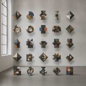 Top 25 Masterpieces by Laurent Fabre: The Essence of Neo-Abstract Geometry