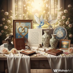 Top 10 Uměleckých Darů k Svatbě: Symbolika Lásky a Krásy | Mus3ums.cz