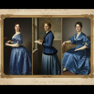 Azure Visions: Exploring Representations of the Blue Dress in Western Art History