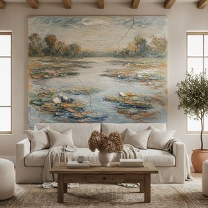 The Tactile Soul of Impressionism: Elevating Interiors with the Depth of Impasto and Plaster Art