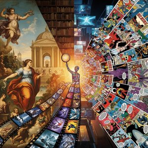Od Plátna po Celuloid: Preskúmanie Filmových a Komiksových Inšpirácií