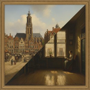 Cornelis Springer: A Dutch Master of Cityscapes & Intimate Reflections