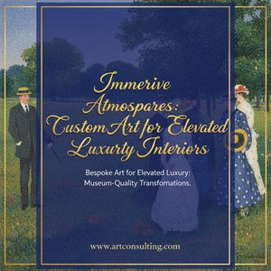 Immersive Atmospheres: Custom Art for Elevated Luxury Interiors