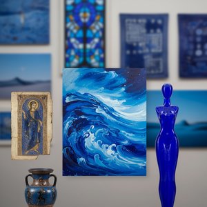 The Allure of Azure: Exploring the Symbolic & Aesthetic Depths of Blue in Art History