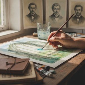 The Magic of Watercolor: A Masterclass in Capturing Light, Fluidity, and Art Historical Elegance