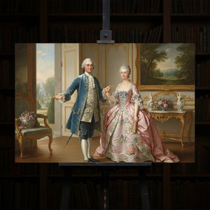 Charles-André van Loo: A Study in Rococo Portraiture & the French Court's Artistic Dynamics