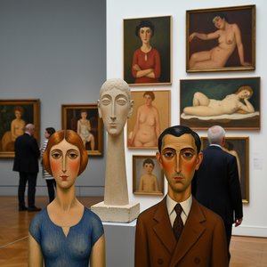 Modigliani's Masterpieces: 25 Iconic Paintings & Sculptures | WahooArt