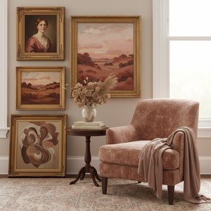 Top 10 Picturi Celebre în Nuanțe de Brun Roz: Artă, Istorie și Decor Elegant | Mus3ums.ro
