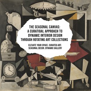 The Seasonal Canvas: A Curatorial Approach to Dynamic Interior Design Through Rotating Art Collections