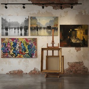 Echoes of Urban Life: A Visual Exploration of Street Scenes in Art History