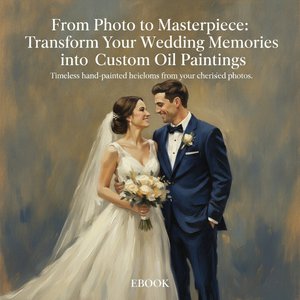 From Photo to Masterpiece: Transform Your Wedding Memories into Custom Oil Paintings