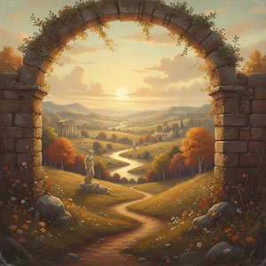 Echoes of Arcadia: Nostalgia & Transformation in Vintage Landscape Art