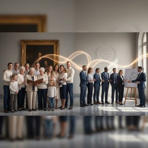 The Art of Legacy: Commissioning Grand-Scale Custom Group Portraits for Families and Organizations