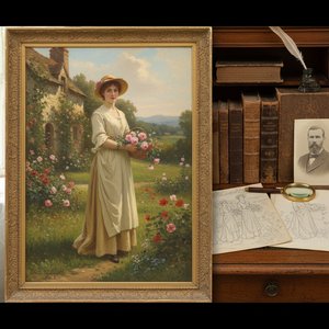 Daniel Ridgway Knight: A Study in Victorian Genre Painting & Rural Idealism