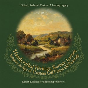 Handcrafted Heritage: Sustainability and Artistic Longevity in the Age of Custom Oil Paintings